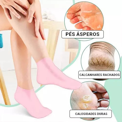 Meias Hidratantes Efeito SPA Em Casa - FeetCare®