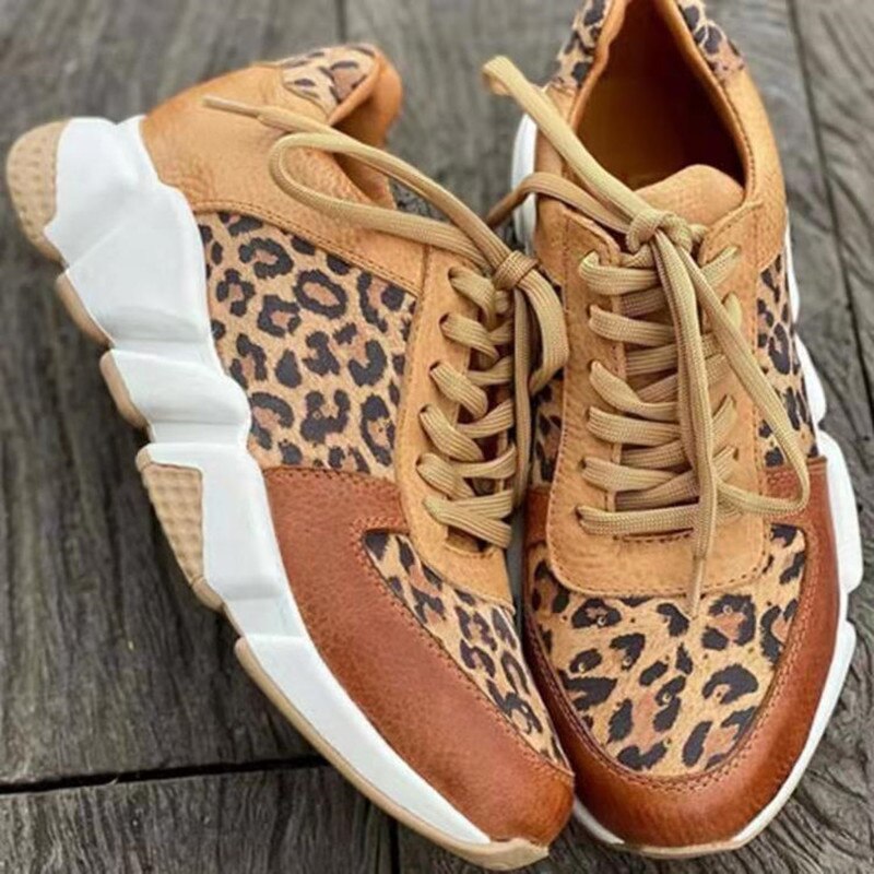 Tênis Feminino Confort - Leopardo